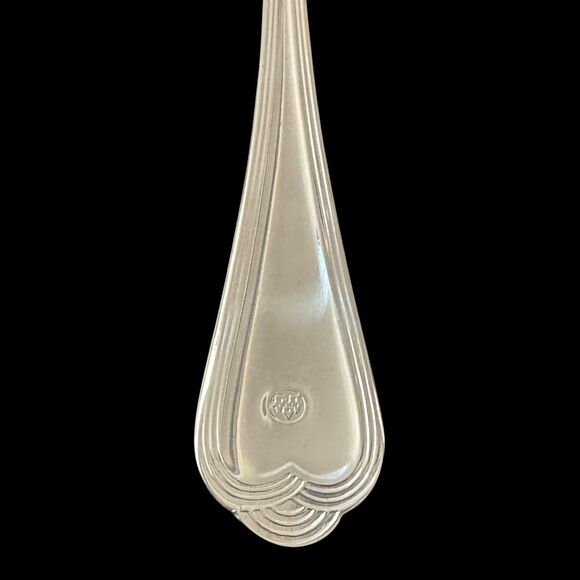 Pfaltzgraff Fairisle Cold Meat Serving Fork 8 1/4" Stainless 18/8 Retired Vntg - Picture 7 of 8